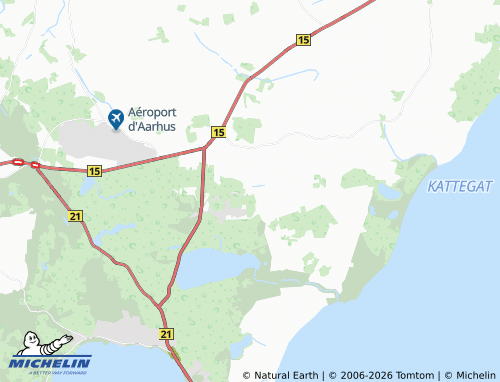 MICHELIN-Landkarte Fuglslev - ViaMichelin