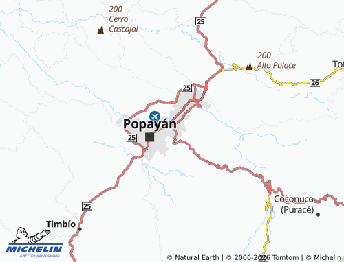MICHELIN Bosques de Pomona map - ViaMichelin