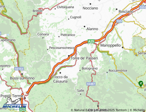 MICHELIN Fara map - ViaMichelin