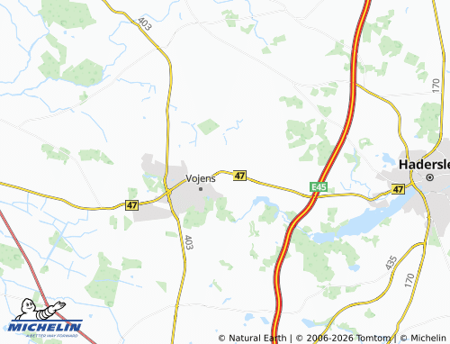 MICHELIN Vojensgård map - ViaMichelin