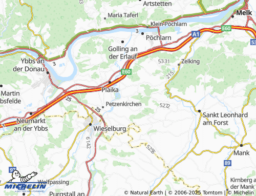 MICHELIN-Landkarte Landfriedstetten - ViaMichelin