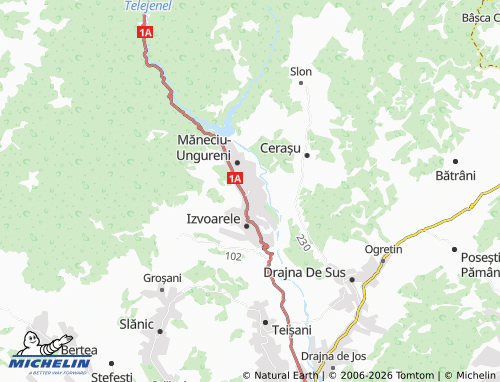 Mappa MICHELIN Făcăieni - ViaMichelin