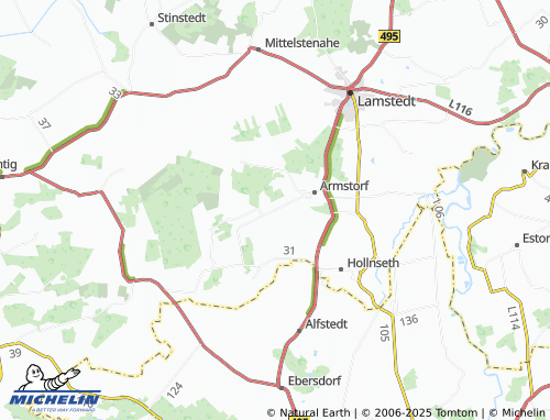 MICHELIN-Landkarte Tannenkamp - ViaMichelin
