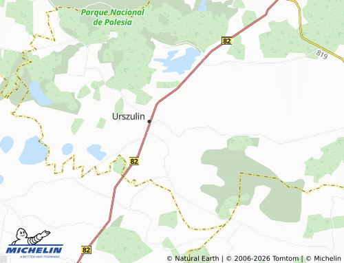 MICHELIN-Landkarte Andrzejów - ViaMichelin