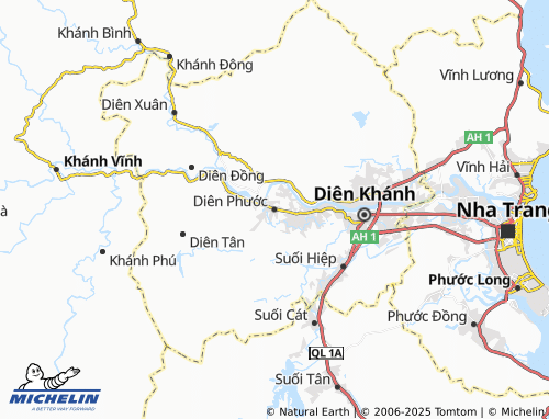 MICHELIN Diên Phước map - ViaMichelin