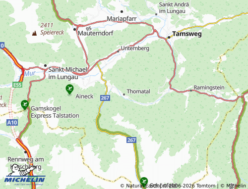 Mapa MICHELIN Thomatal - ViaMichelin