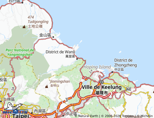 MICHELIN Wanli District map - ViaMichelin