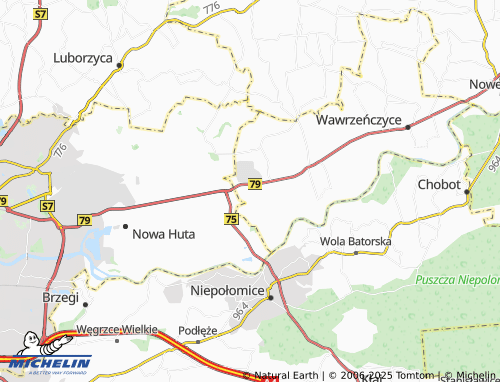 MICHELIN Pobiednik Wielki map - ViaMichelin