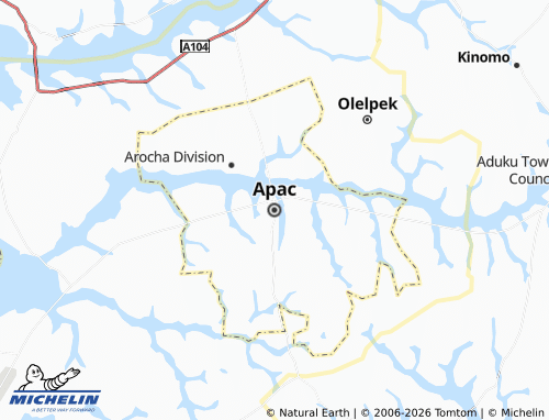 Mappa MICHELIN Apac - ViaMichelin