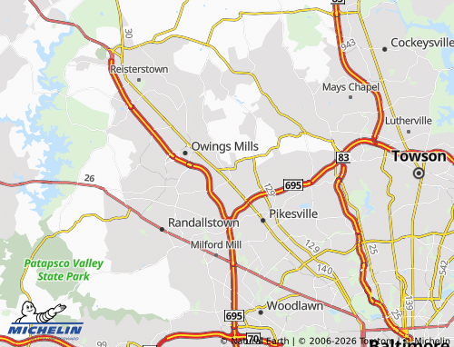Mapa MICHELIN Garrison - ViaMichelin