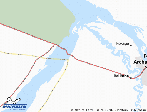 Mappa MICHELIN Manda - ViaMichelin