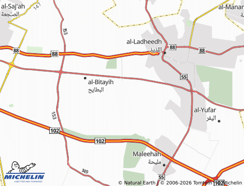 Carte MICHELIN al-Saman - ViaMichelin