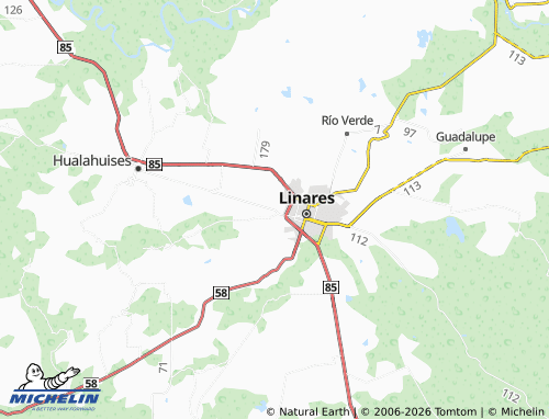Mappa MICHELIN Jardines de Linares - ViaMichelin