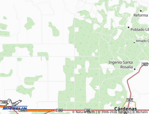 Mappa MICHELIN Poblado Emiliano Zapata C 16 - ViaMichelin