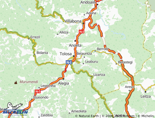 Mappa MICHELIN Ibarra - ViaMichelin