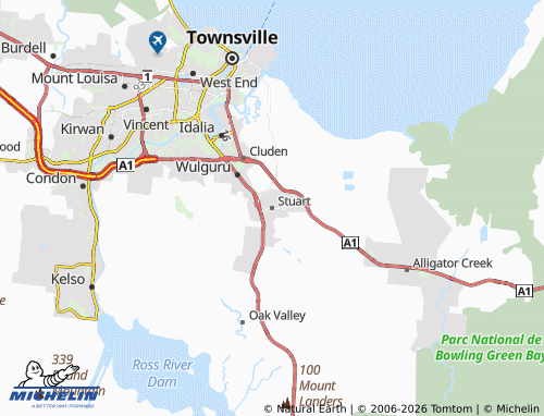 Mapa MICHELIN Stuart - ViaMichelin