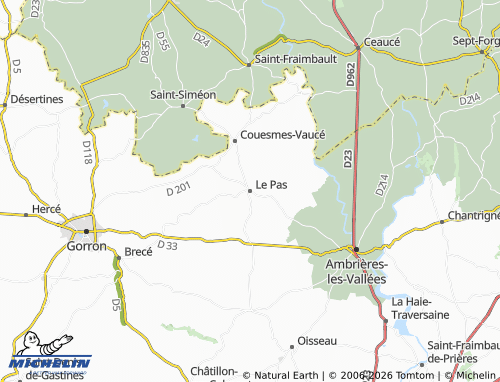 Mapa MICHELIN Le Pas - ViaMichelin