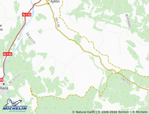 Mapa MICHELIN El Negredo - ViaMichelin