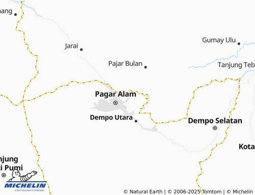 MICHELIN Alun Dua map - ViaMichelin
