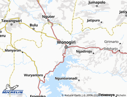 MICHELIN Giritirto map - ViaMichelin
