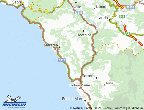 Mapa MICHELIN Massa - ViaMichelin