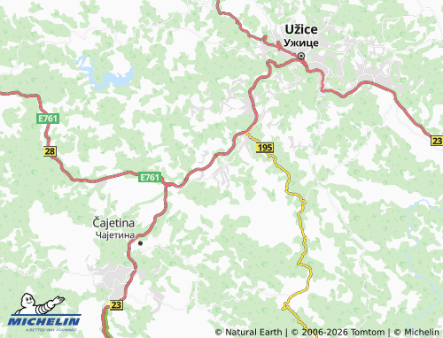 Mapa MICHELIN Mačkat - ViaMichelin