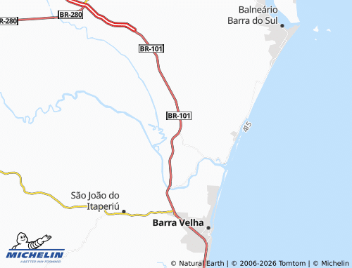 Mapa MICHELIN Itapocú - ViaMichelin