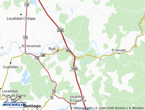 Mappa MICHELIN Localidad Juan Escutia - ViaMichelin