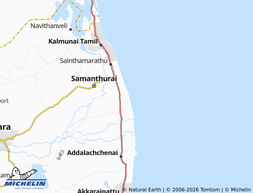 Mappa MICHELIN Ninthavur 04 - ViaMichelin