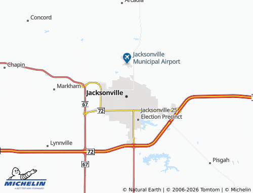 Mappa MICHELIN Jacksonville - ViaMichelin