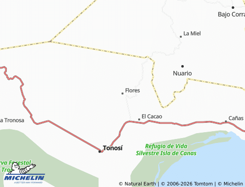Mappa MICHELIN Flores - ViaMichelin