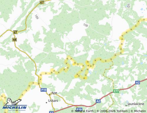 Mapa MICHELIN Tagakolga - ViaMichelin