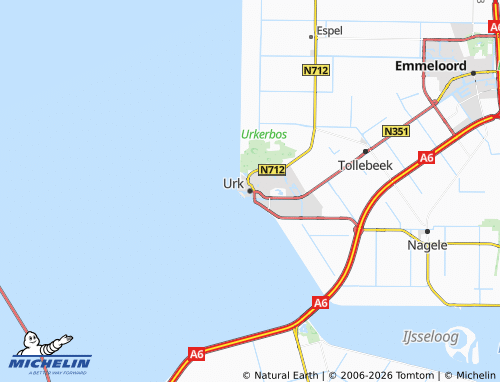 Carte MICHELIN Urk - ViaMichelin