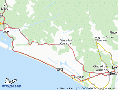 MICHELIN-Landkarte Venustiano Carranza - ViaMichelin