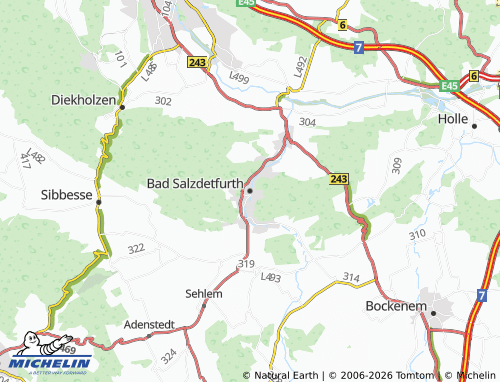 MICHELIN Bad Salzdetfurth map - ViaMichelin