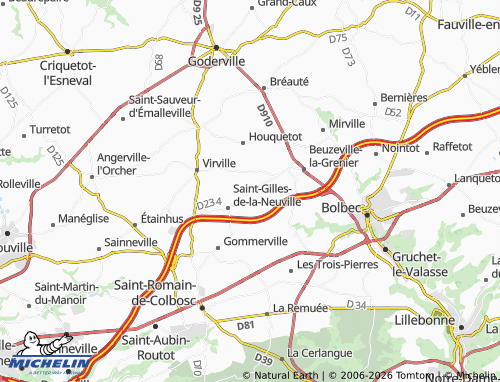 Mapa MICHELIN Parc-d'Anxtot - ViaMichelin