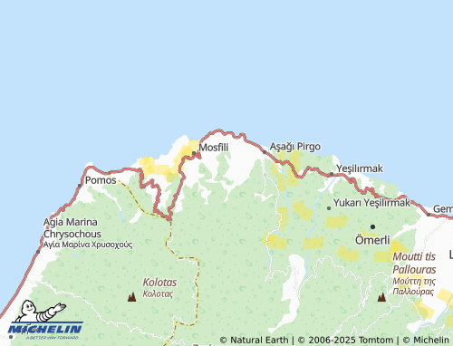 MICHELIN Pigenia map - ViaMichelin