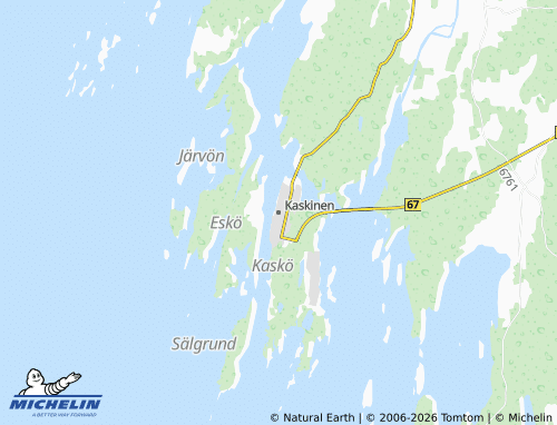 Mapa MICHELIN Kaskinen - ViaMichelin