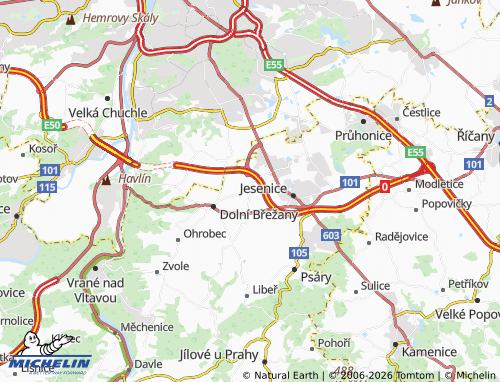 Kaart MICHELIN Hodkovice - ViaMichelin