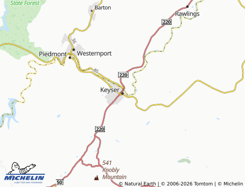 Kaart MICHELIN Keyser - ViaMichelin