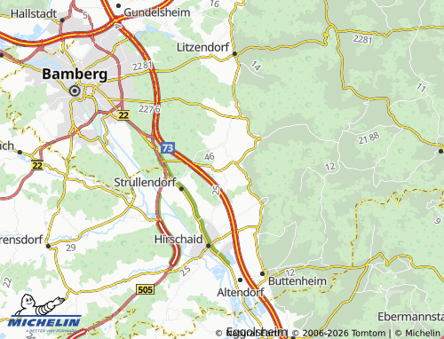 MICHELIN Amlingstadt map - ViaMichelin