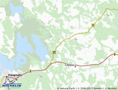 MICHELIN Kärbla map - ViaMichelin