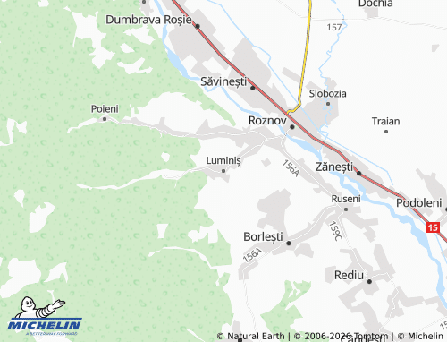 Mappa MICHELIN Luminiș - ViaMichelin