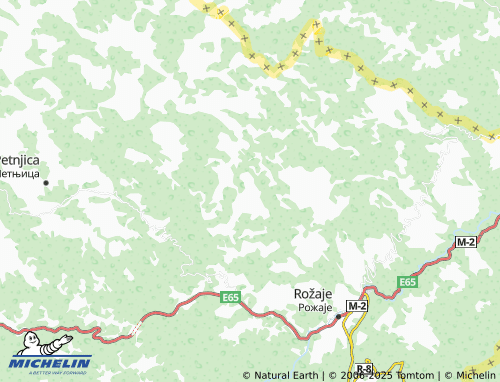 MICHELIN-Landkarte Gornja Lovnica - ViaMichelin