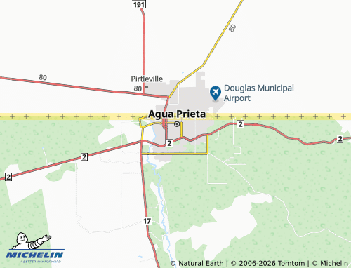 MICHELIN Infonavit Industrial map - ViaMichelin