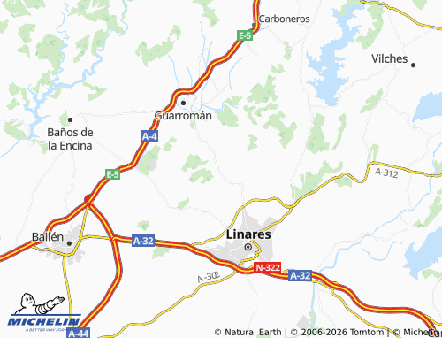 MICHELIN Cruz map - ViaMichelin