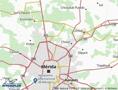 Mappa MICHELIN Santa Gertrudis Copo - ViaMichelin