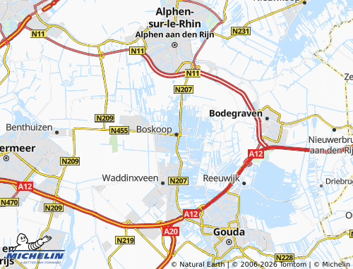 Mapa MICHELIN Boskoop - ViaMichelin