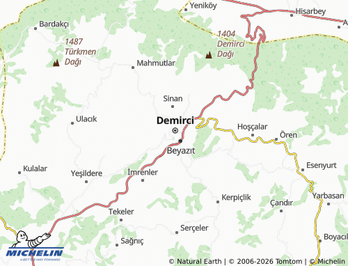 MICHELIN Pazar map - ViaMichelin
