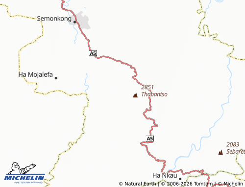 MICHELIN Makheka map - ViaMichelin